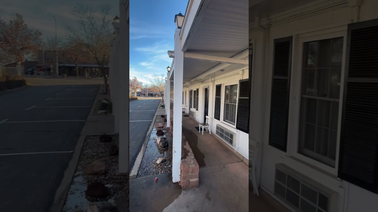 Old Movie star named rooms at Parry Lodge in Kanab, Utah.