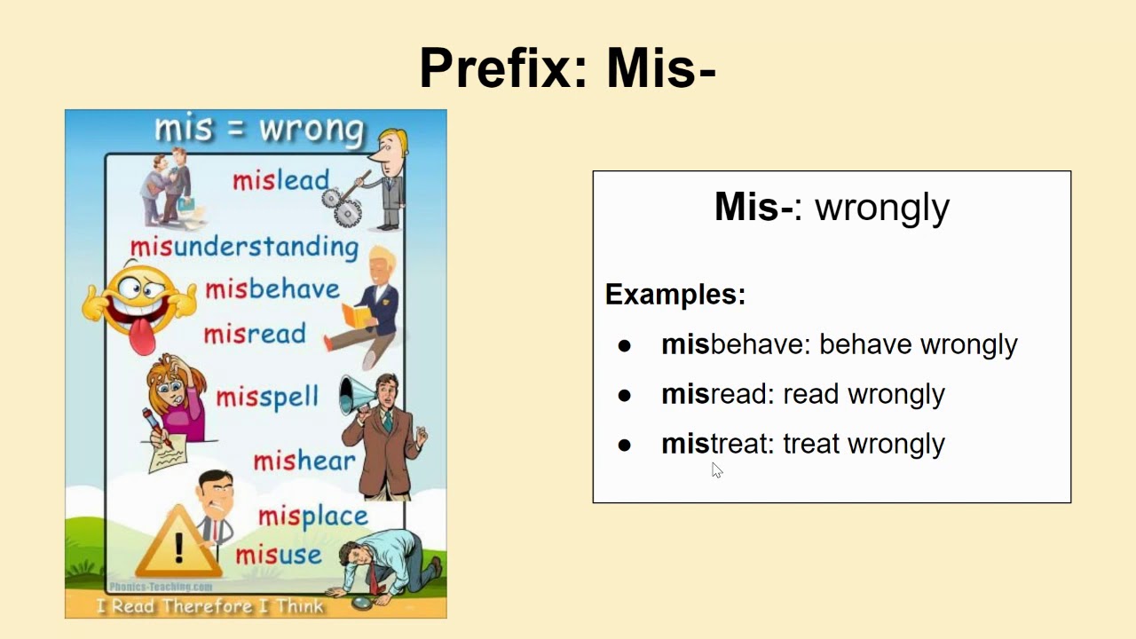 Prefix: Mis-