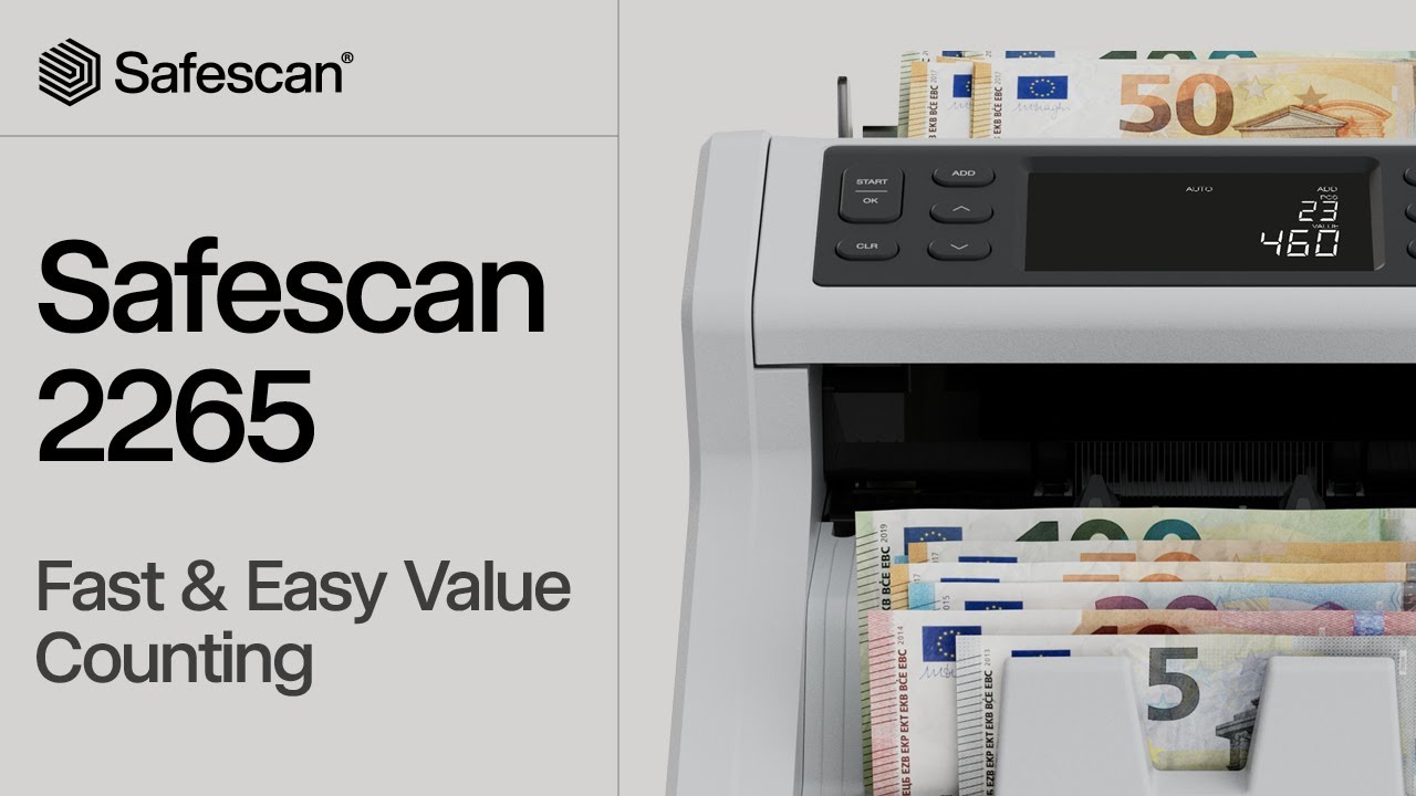 Safescan 2265 - Banknote Value Counter