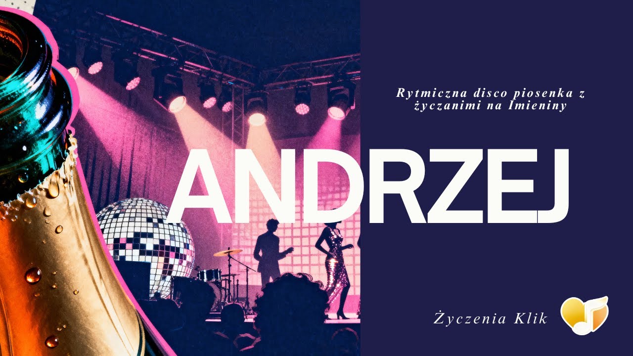 ANDRZEJ - Imieninowa Piosenka w Stylu DISCO! | Dyskotekowy Hit na Imieniny