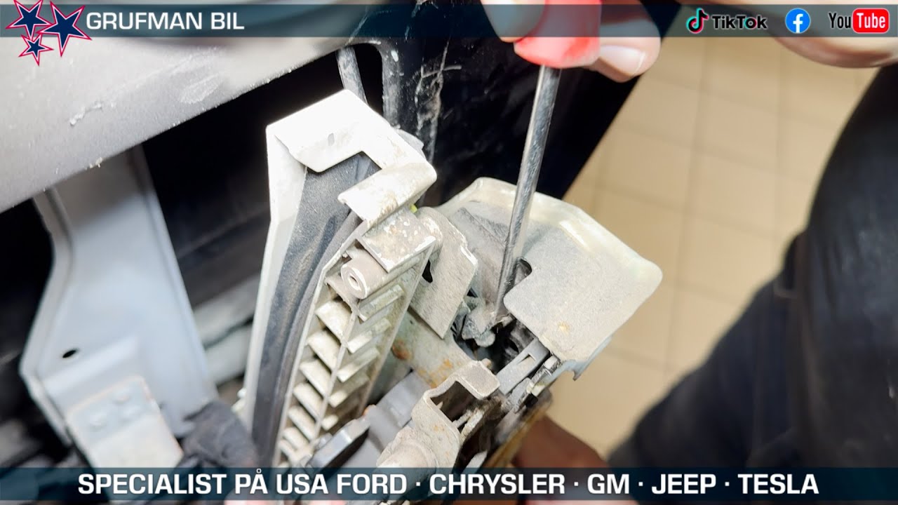 F150 dörr som gått i baklås. Svårlöst!