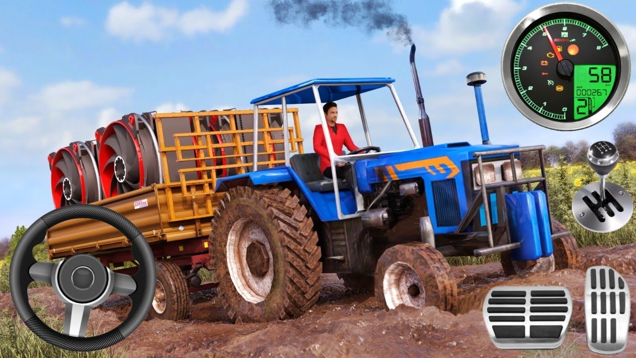 New Modern Tractor Farming Driving Simulator 3D - New Tractor Games 2026 -  Android  Gameplay