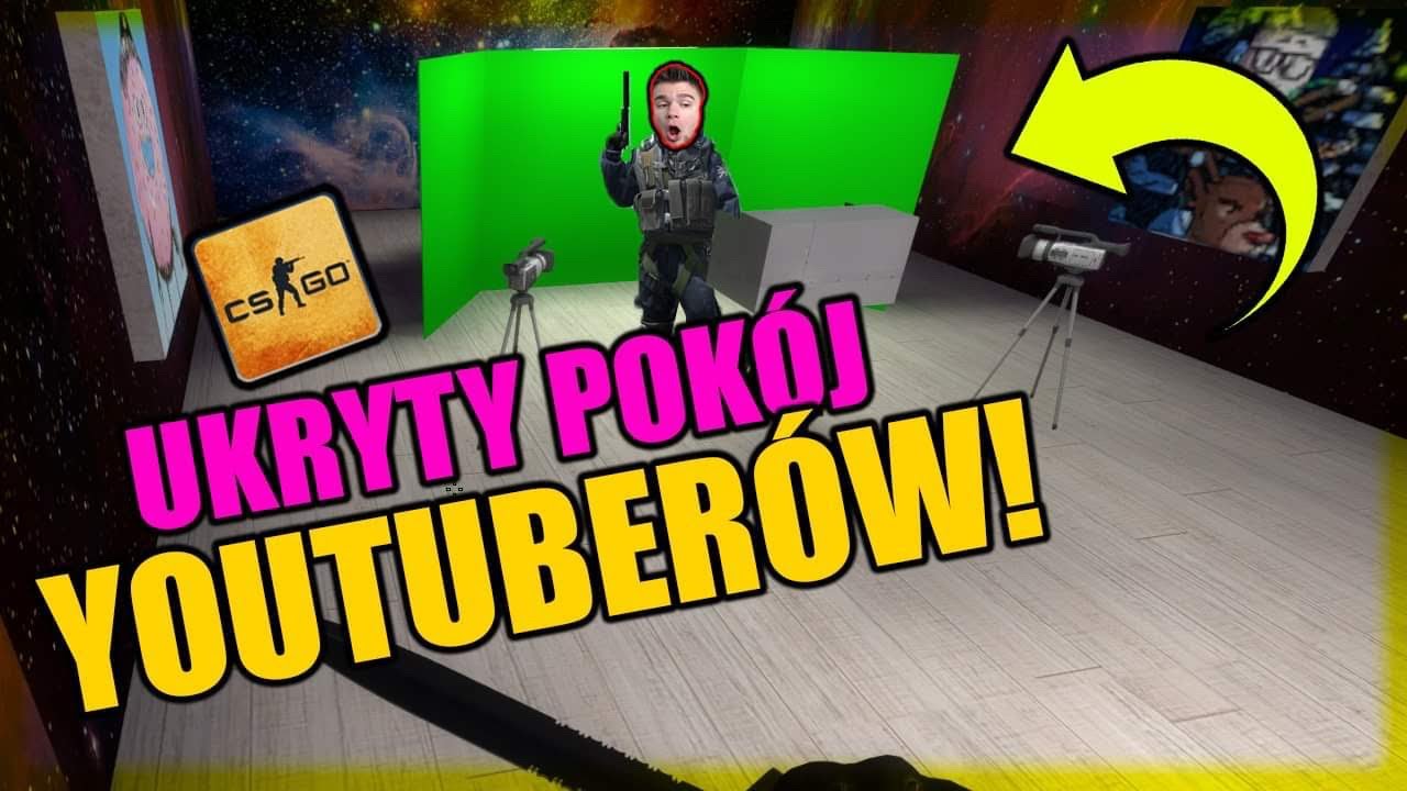 UKRYTY POKÓJ YOUTUBERÓW *Nigdy Nas nie znajdą* | CS:GO - HIDE AND SEEK | BLADII