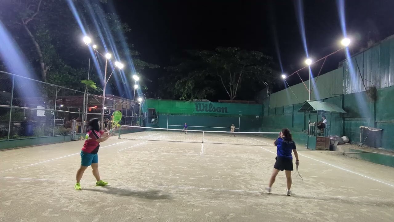 Warm up game with the chukchak tennisters!😁😬 - Dec. 23, 2025