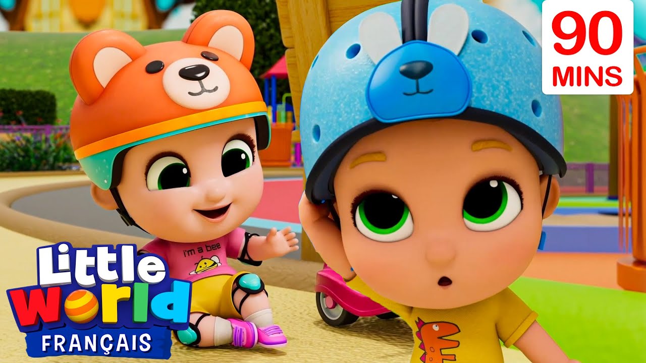 Nico et Nina jouent sans danger | Comptines pour les tout-petits | Little World Fran&ccedil;ais