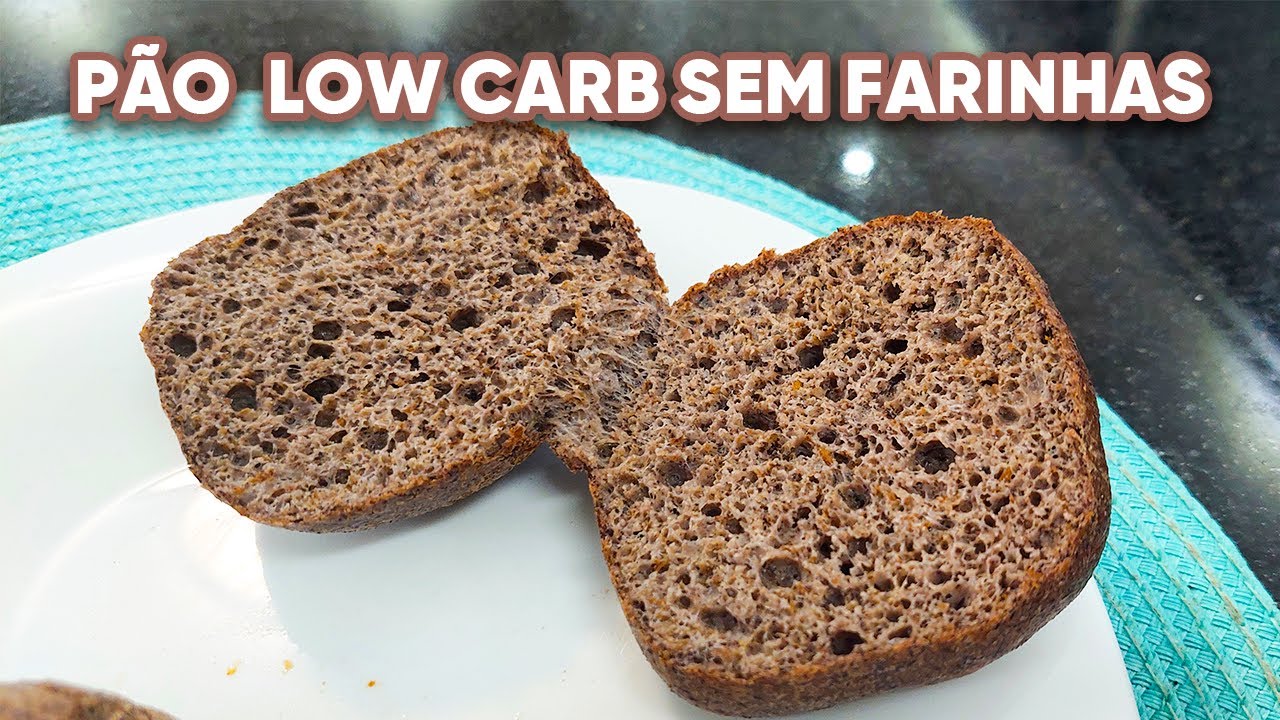 P&atilde;o Low Carb com 3 Ingredientes | Receita R&aacute;pida e Sem Farinha