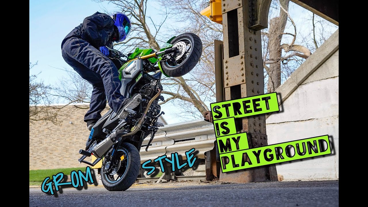 GROM STYLE / city street throwdown stunt riding