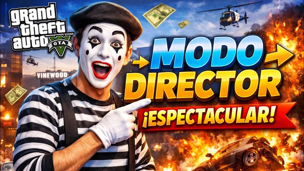GTA5: modo director, disfraz de mimo