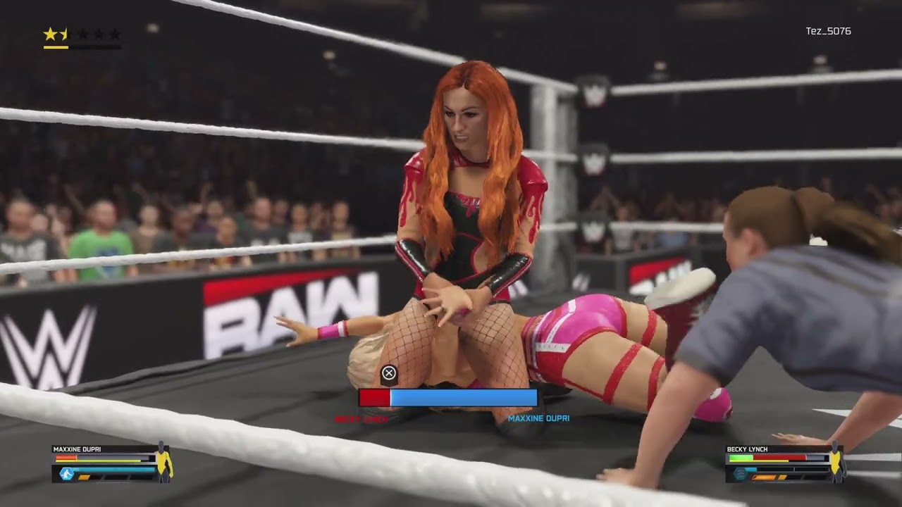 Maxxine Dupri vs. Becky Lynch WWE Women's Intercontinental Championship.