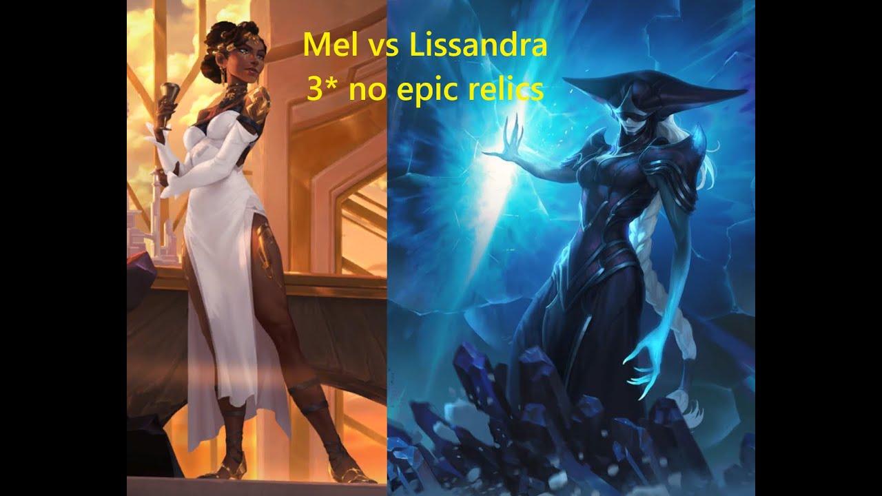 Mel (3 star no epic) vs Lissandra - Legends of Runeterra