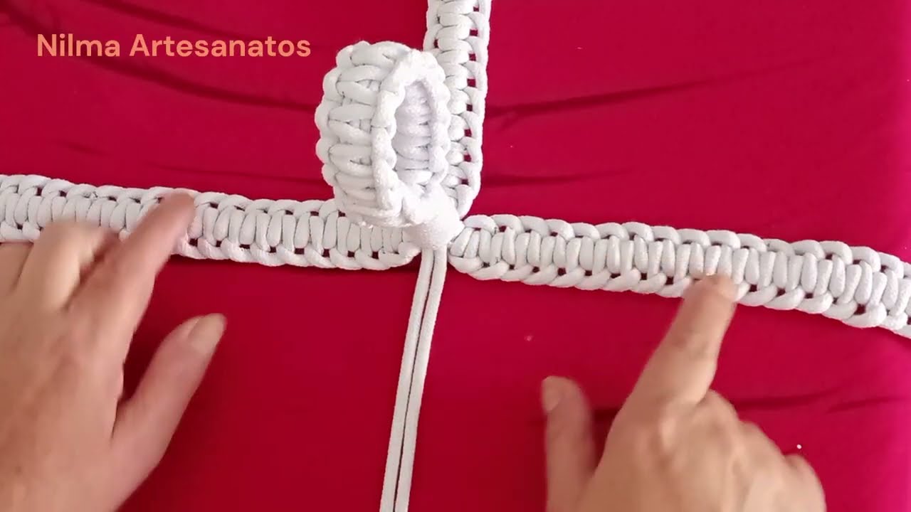Suporte de macramé para plantas - PASSO A PASSO