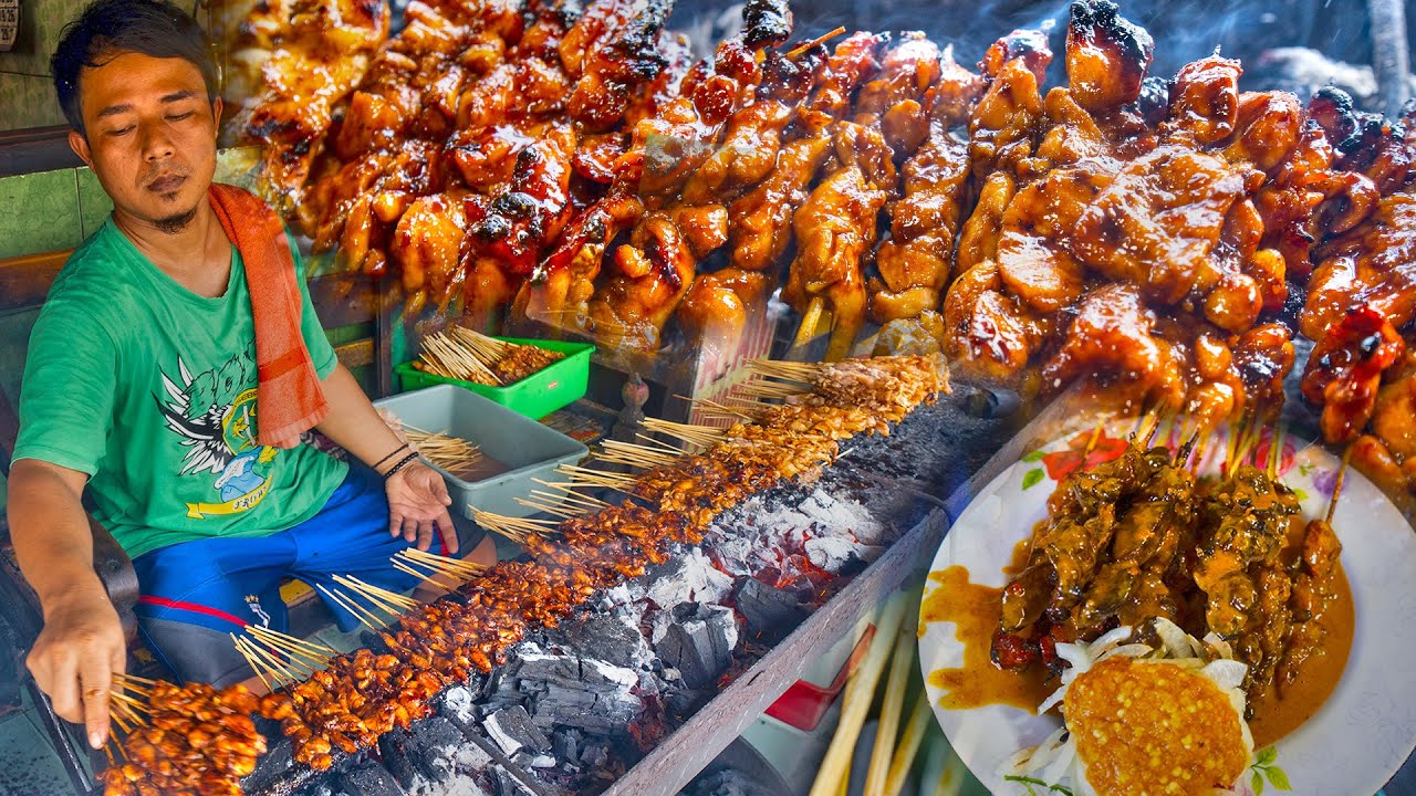RAME TERUS !!!!! 250 SATE LANGSUNG SEKALI BAKAR !!!! SATE KHAS PONOROGO !!!!