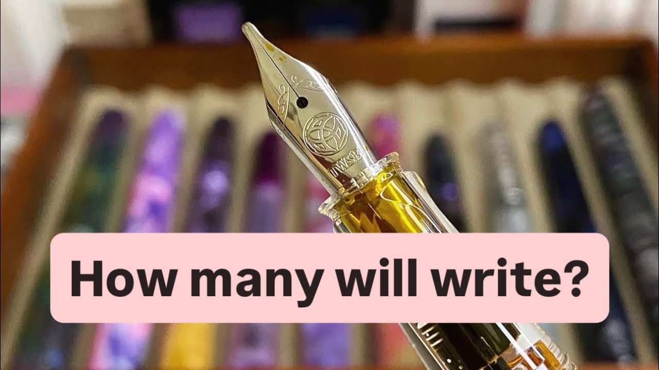 Which inked pens will write???