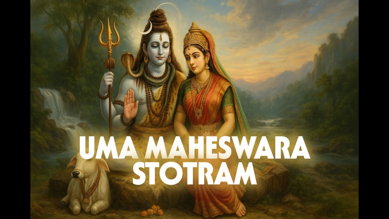 Uma Maheswara Stotram | Devotional Hymn to Lord Shiva and Goddess Parvati | Adi Bhakth
