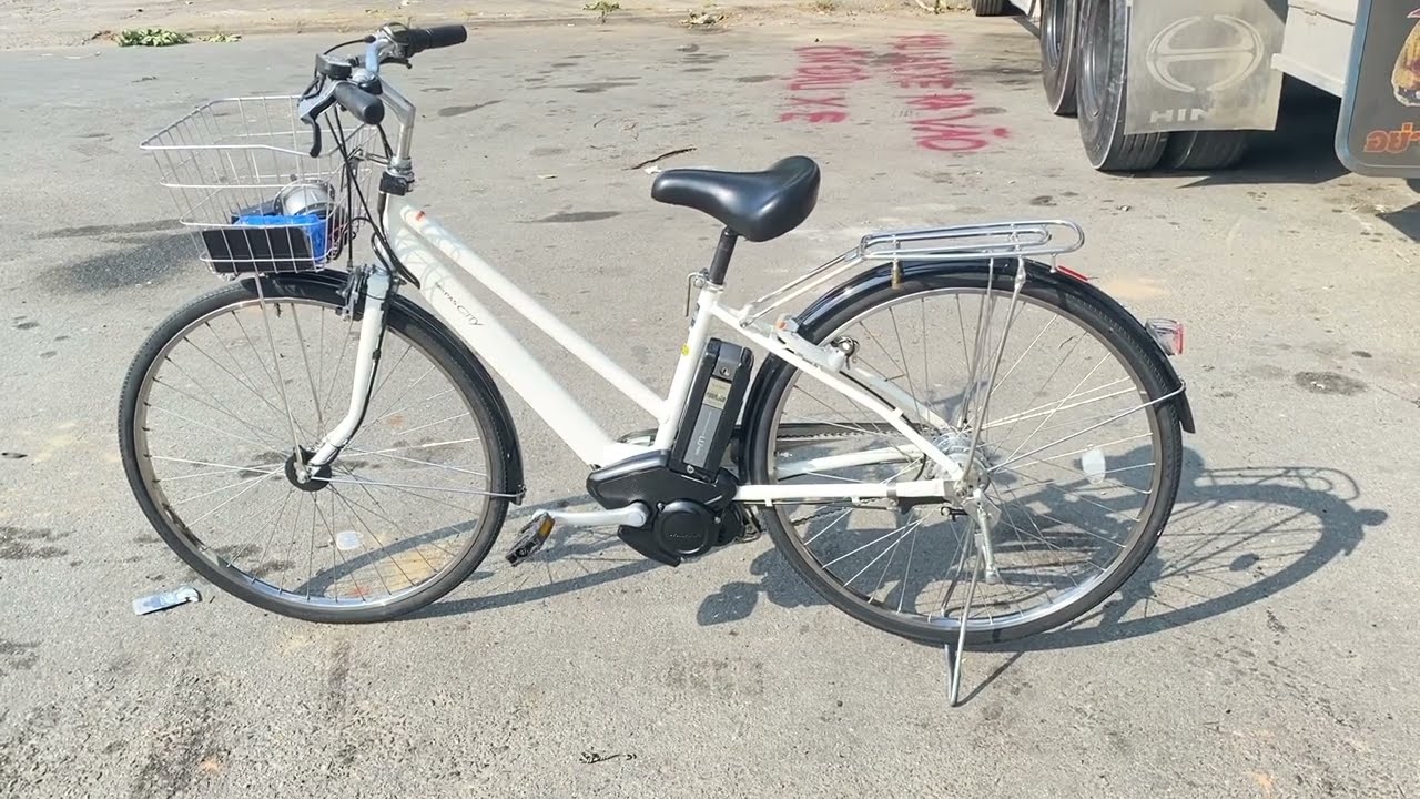 X583 : Xe đạp điện trợ lực Yamaha 8 số hàng Nhật bãi