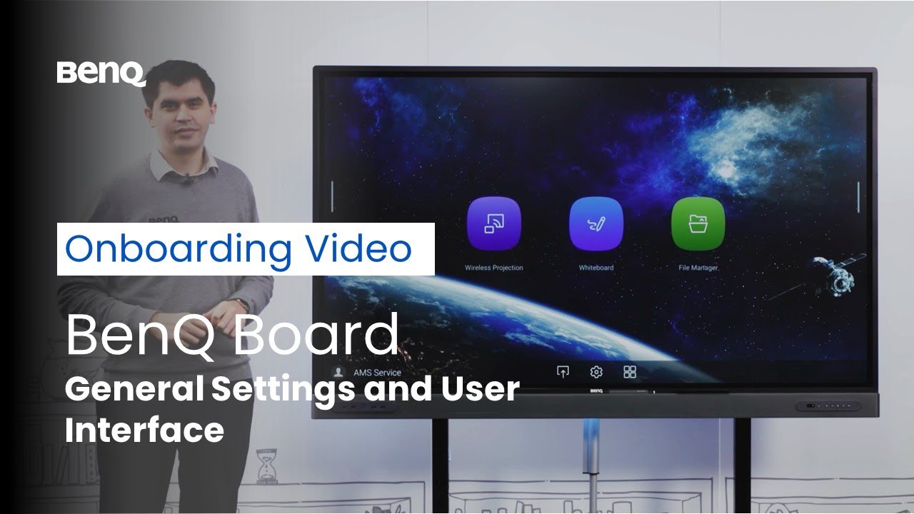 Interactive Display Onboarding Video - General Settings and User Interface