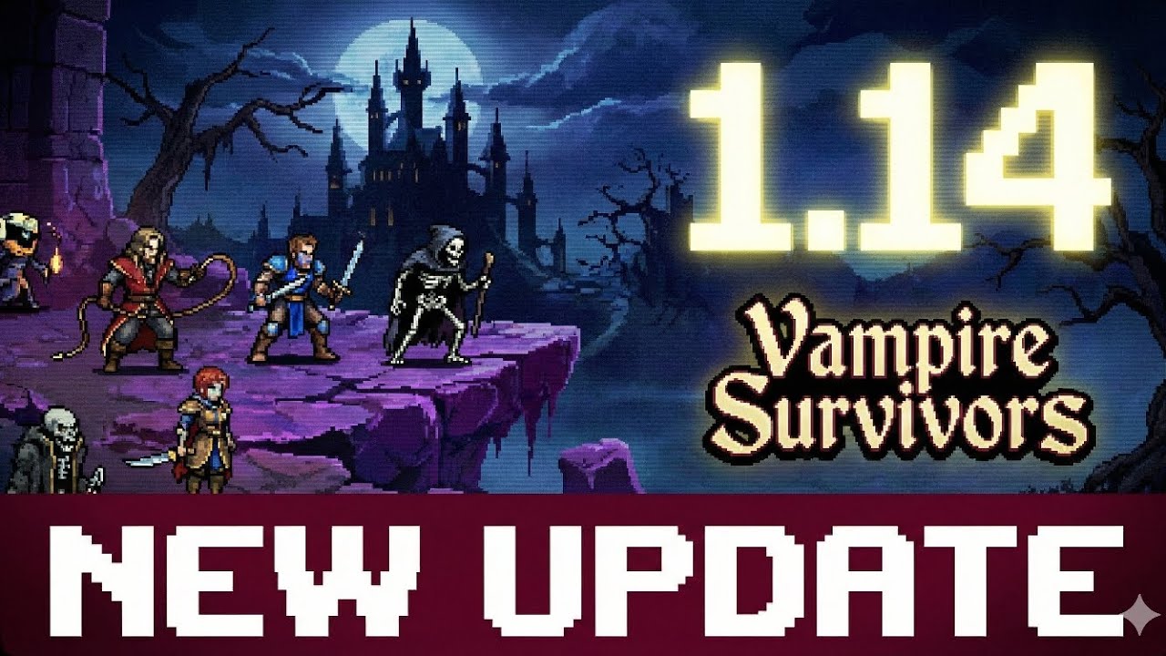 Vampire Survivors Update 1.14.108 &ndash; Massive Bug Fix Patch for Online & DLC!