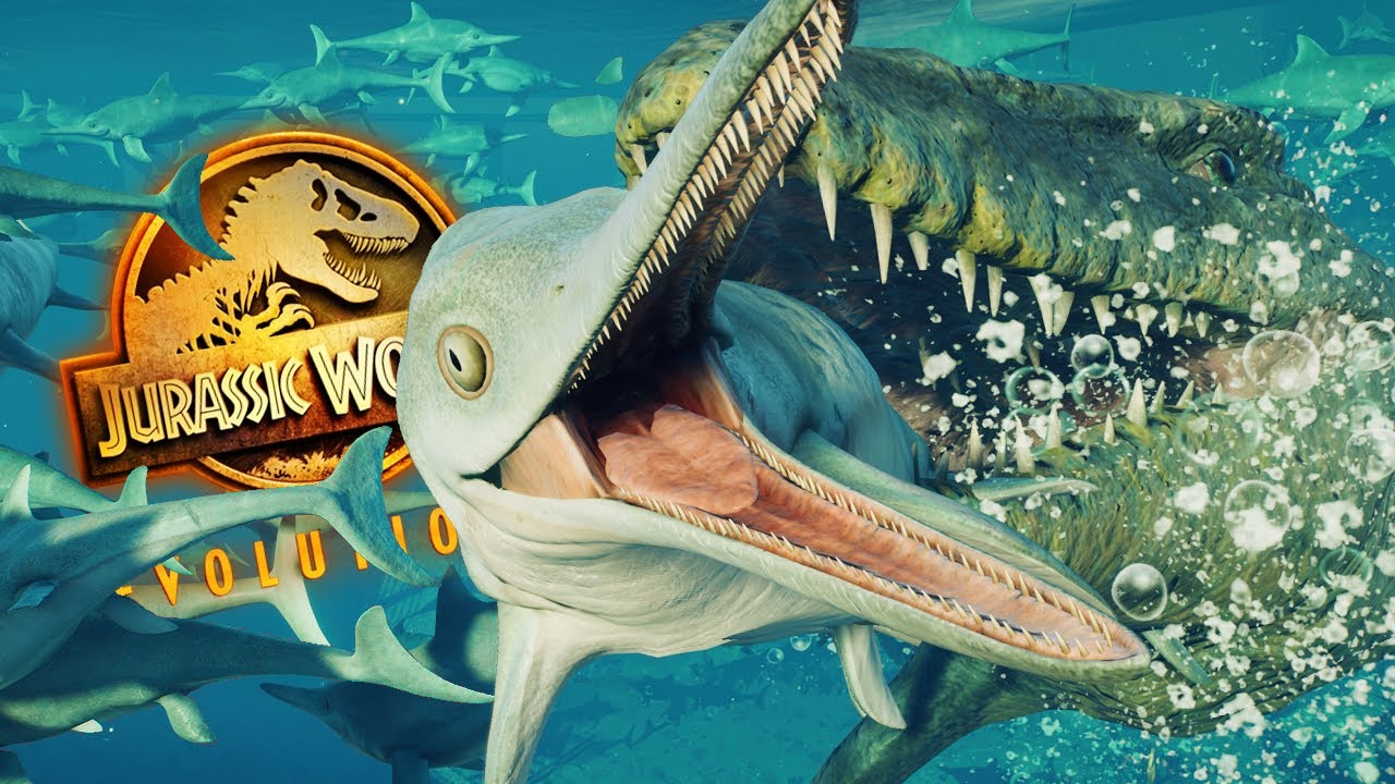 LAGOON MADNESS! 300 Icthys & A Mosasaurus In ONE Lagoon In Jurassic World Evolution 2