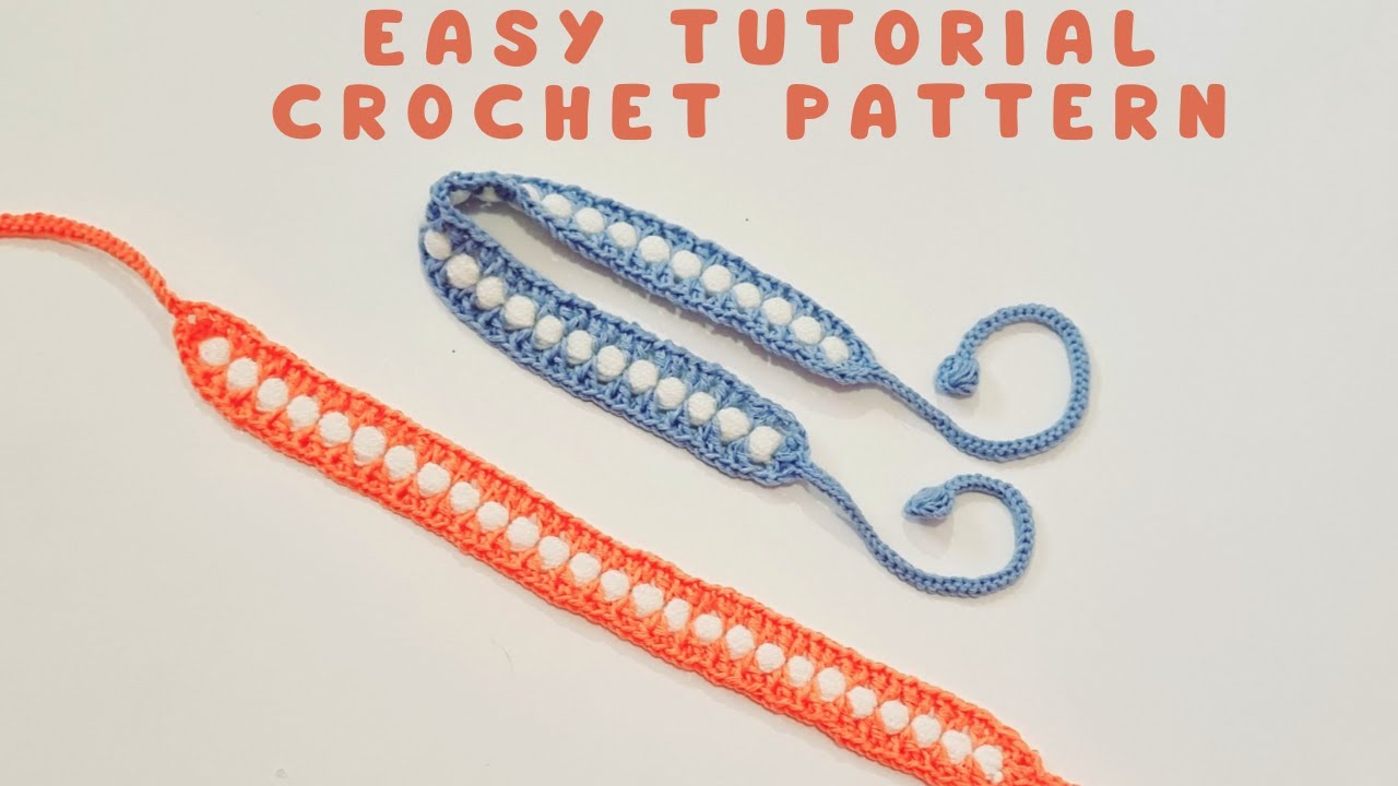Super idea _ How to make cute crochet hairband _ easy Tutorial crochet