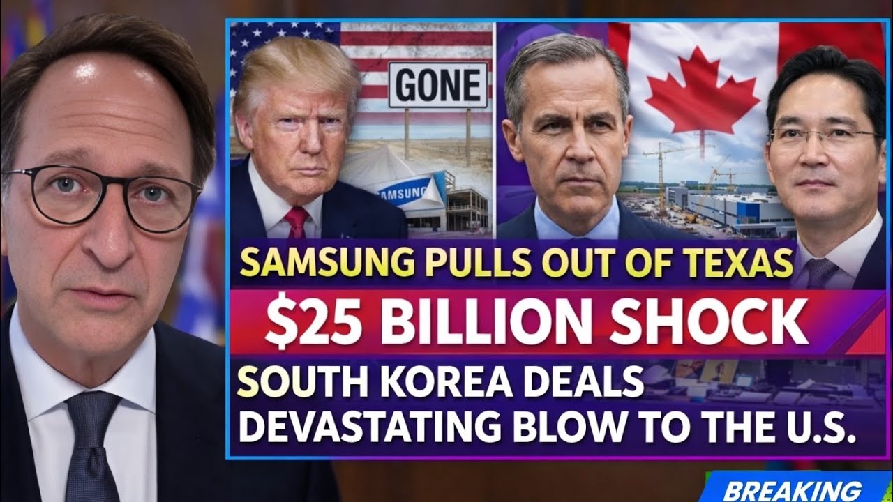 $25 Billion Shock: Samsung Pulls Out of Texas, South Korea Deals Devastating Blow to the U.S