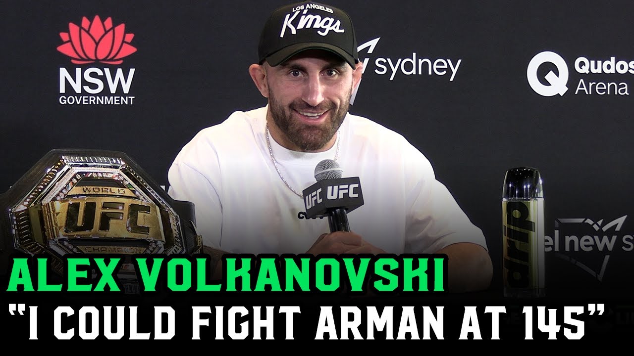 Alex Volkanovski: ‘I’m here to bulldoze everyone’