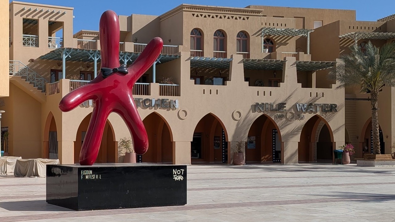 Cycling around EL Gouna Egypt - March 2026