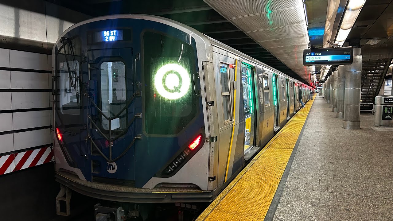 IND 2nd Ave Line: R211A (Q) Train Ride from Lexington Ave-63rd Street to 96th Street
