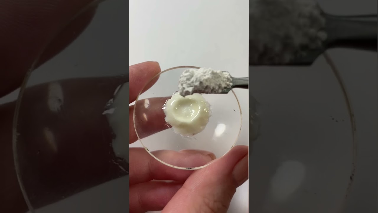 Making miniature egg in flour polymer clay tutorial #shorts