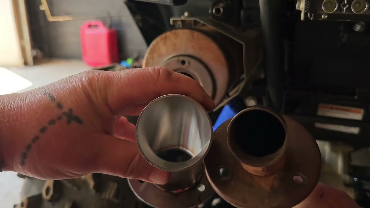 Whiskey Bent Metal Worx Exhaust Tip Installed On 21 Brute Force 750.