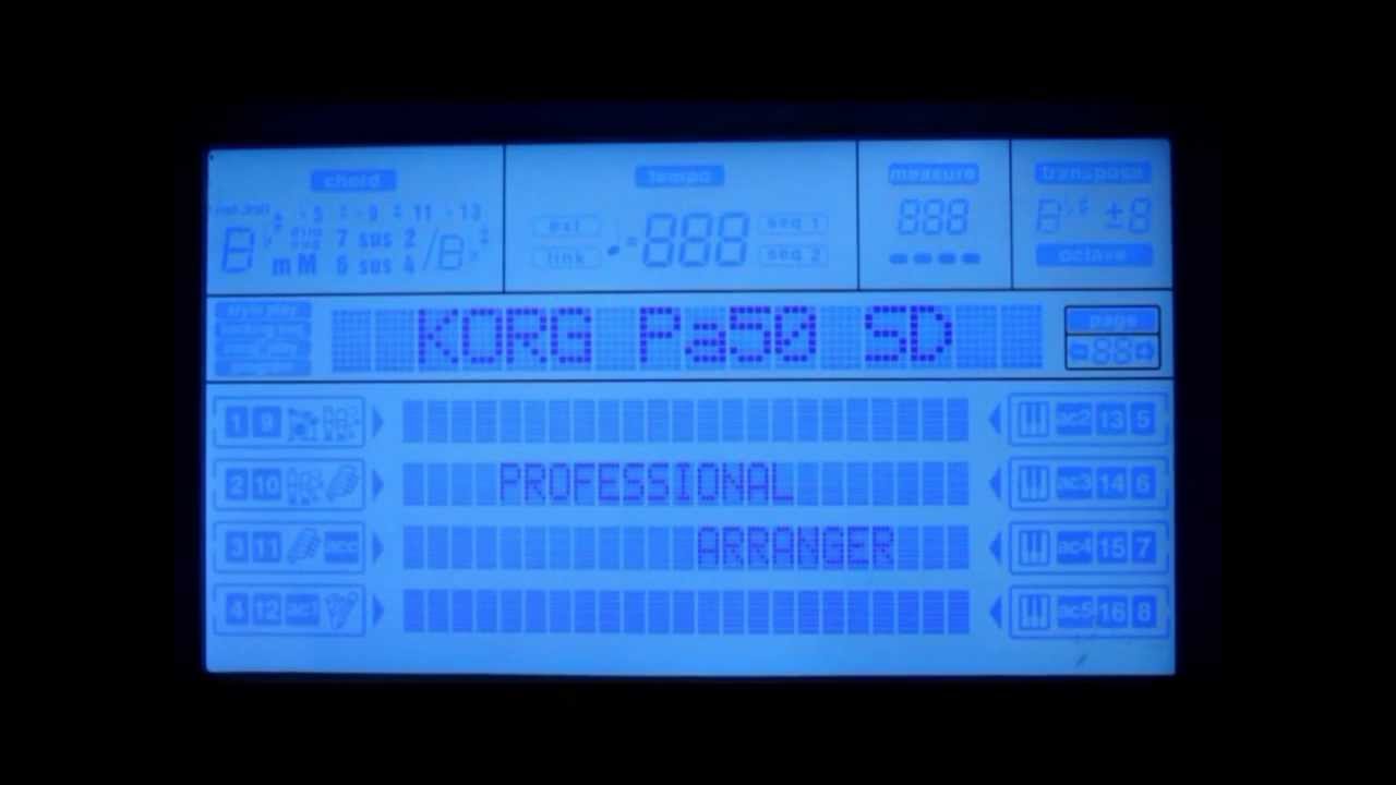 Carregando Estilos para o Korg Pa50SD