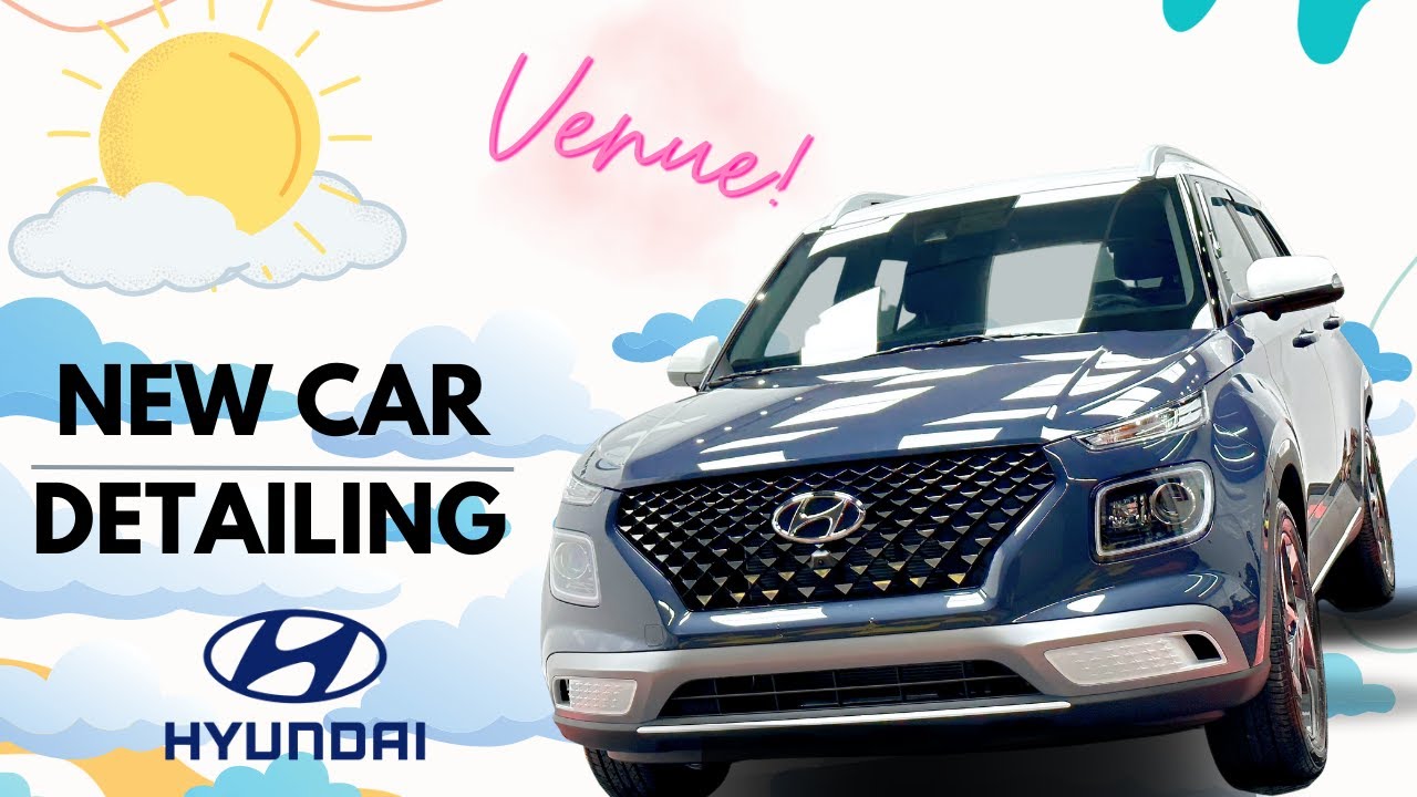 現代 HYUNDAI VENUE 人氣小休旅新車整備｜新車漆面就有滿滿機械紋｜汽美店就是原廠的救援投手 XD｜漆面修復｜玻璃鍍膜｜石墨烯鍍膜