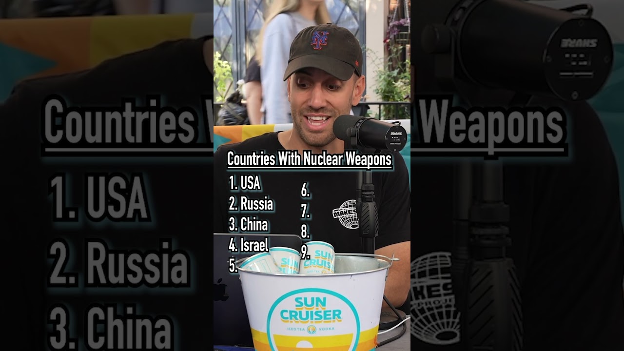 Name ALL 9 Countries With NUCLEAR Weapons! Can You? #shorts #countries #bomb #guessinggame #world