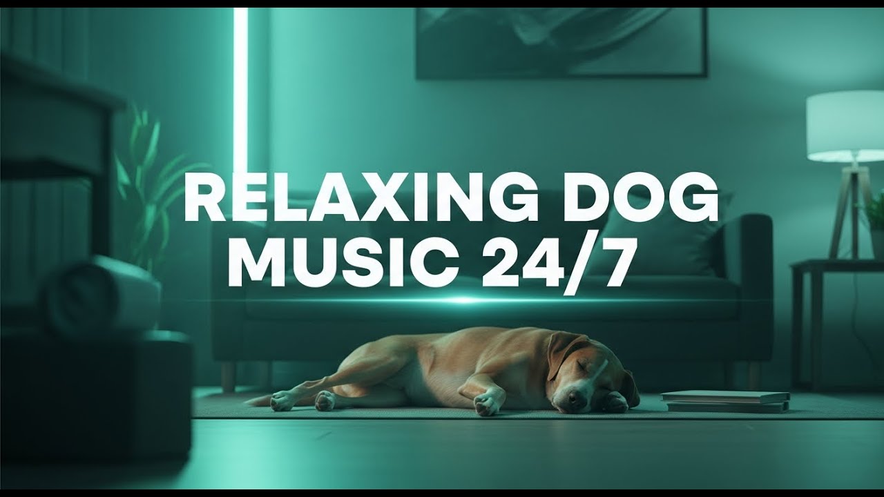 Relaxing Dog Music 24/7 🐾 Anti Anxiety Calming Music for Dogs LIVE