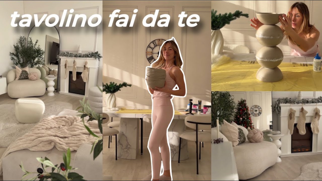TAVOLINO FAI DA TE: economico e facile da realizzare step by step 🏠 / Natalia Liberati