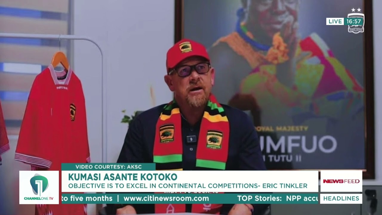 Eric Tinkler Sets CAF Ambitions for Asante Kotoko After Appointment