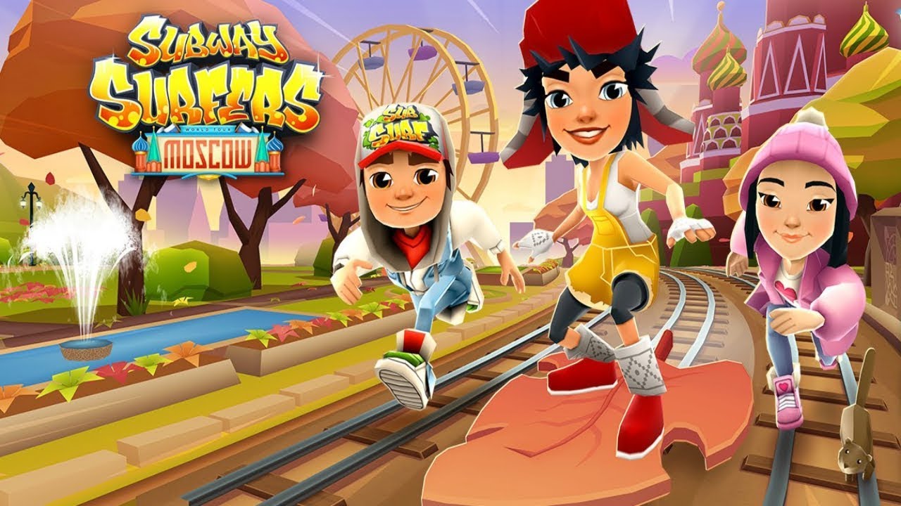 Subway Surfers: World Tour To Moscow Gameplay #2 On IPad