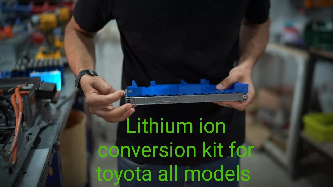 how to convert toyota nimh 7.2v cells with lithium ion using hybrid Ev Engineering kit 