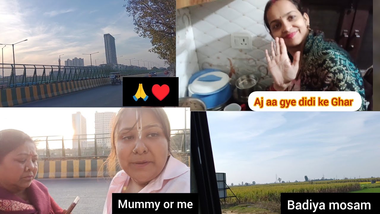 Me aj bahut khus hu kuki me ja rahi hu didi ke Ghar delhi (daily vlogs)🙏🫶♥️