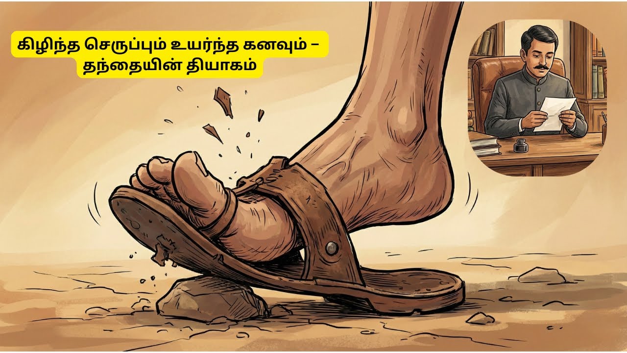 கிழிந்த செருப்பும் உயர்ந்த கனவும் 😭 | A Father's Silent Sacrifice | Heart Touching Tamil Moral Story