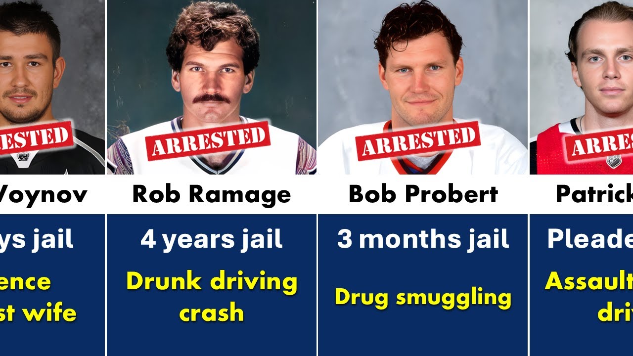 Shocking NHL Players Jail Stories You Never Knew