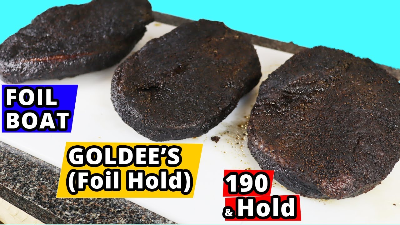 Какой метод BRISKET ЛУЧШЕ ВСЕГО? | Foil Boat против Goldee's Secret против 190 и Hold