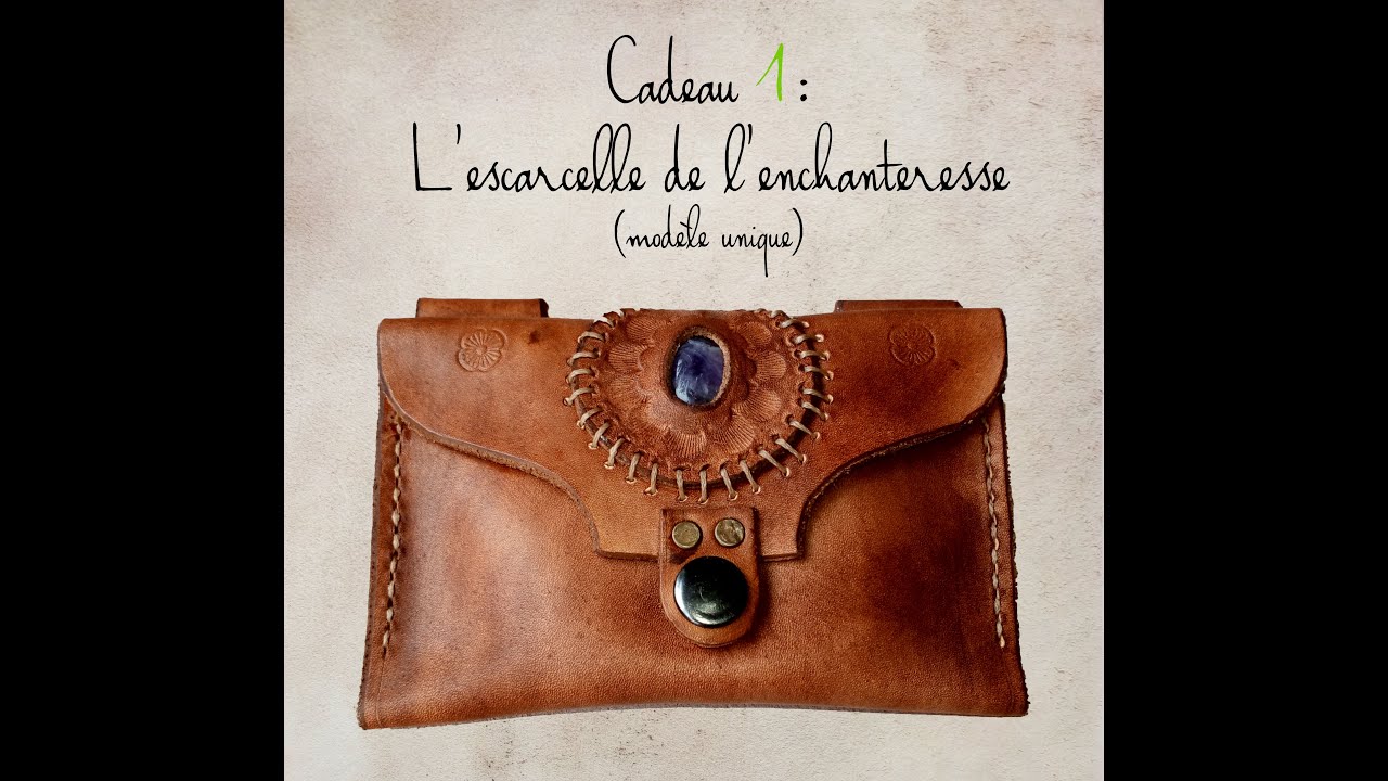 TUTO: COMMENT FAIRE UNE ESCARCELLE EN CUIR