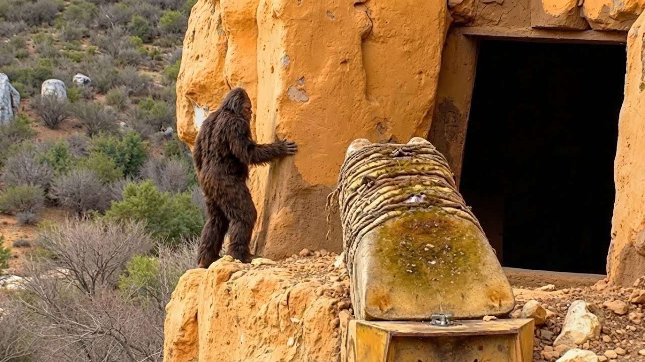 Camera Caught Bigfoot Climbing To Mountain Cave - You Won’t Believe Your Eyes What Was Inside