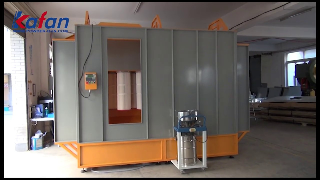 Conveyor Type Powder Coating Booth System