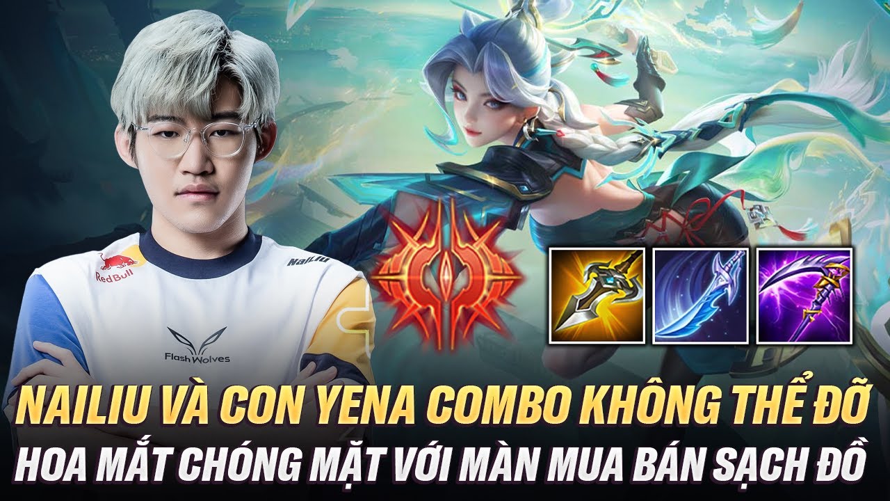 Nailiu Múa Yena Combo Không Đỡ Nổi Và Màn Mua Bán Đồ Khiến Team Địch Câm Lặng Rank Chiến Thần Đài