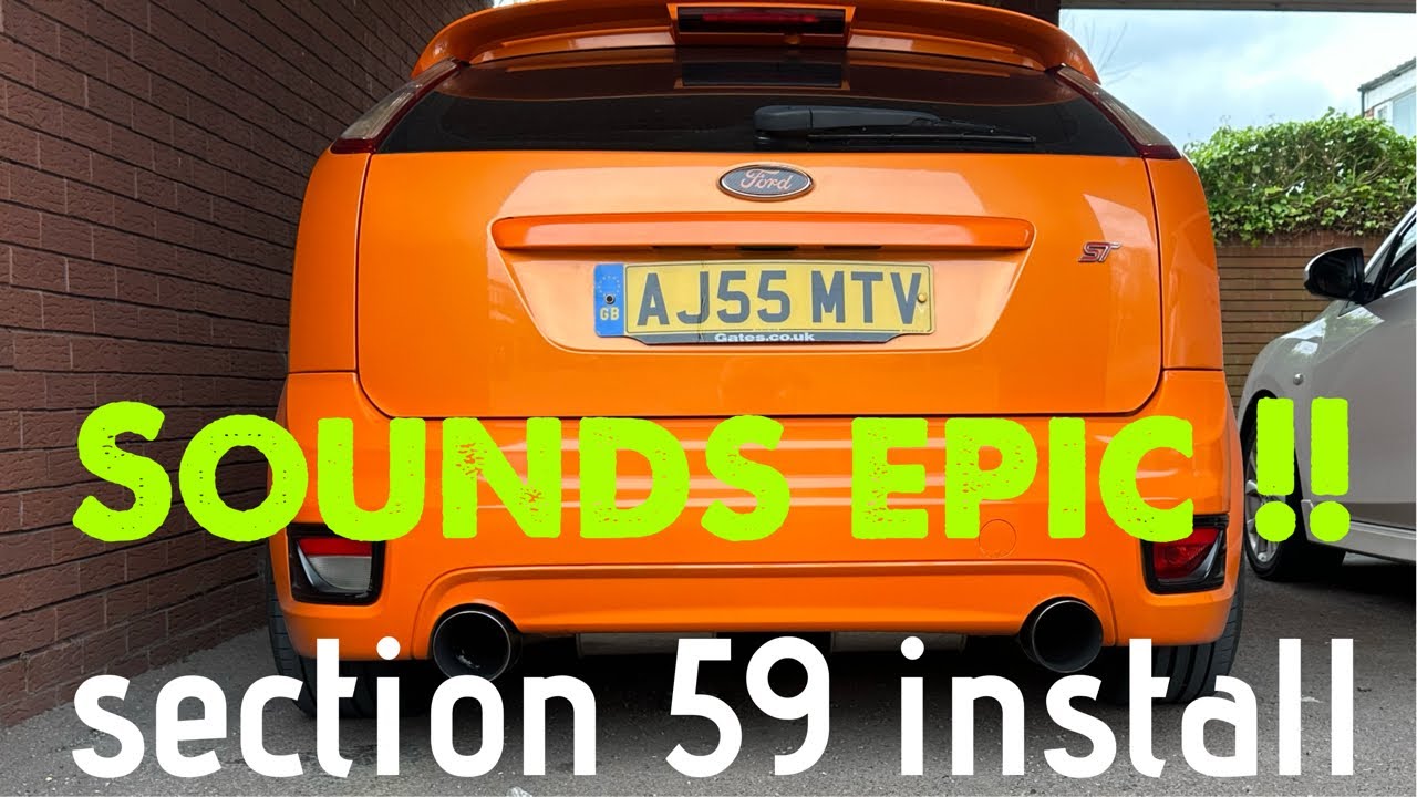 Focus st225 mongoose section 59 exhaust install