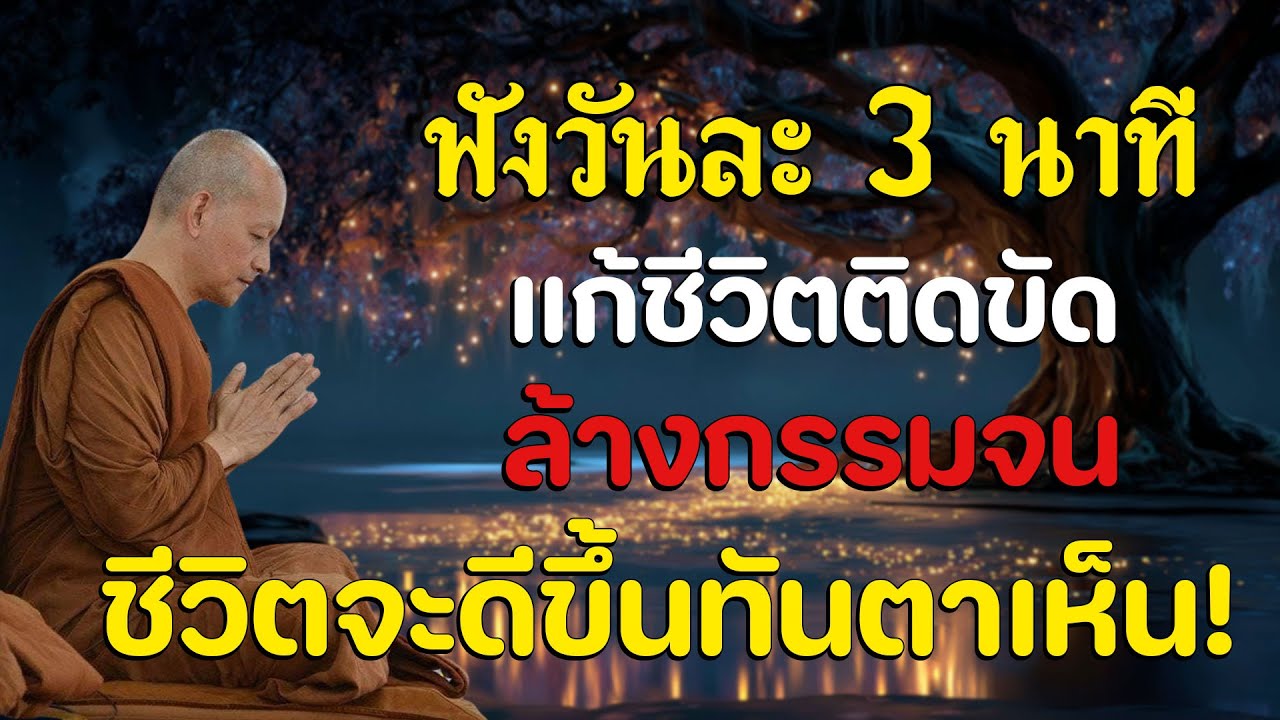 ไม่ต้องรู้ว่าทุกข์เพราะอะไร แค่ฟังบทนี้ก่อนนอน…คลี่กรรม เติมบุญไม่หยุดในทุกค่ำคืน 🔥🙏 #10
