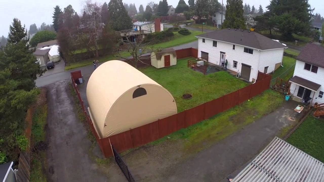 The SQ Series&trade; Fabric Building from Alaska Structures&reg;
