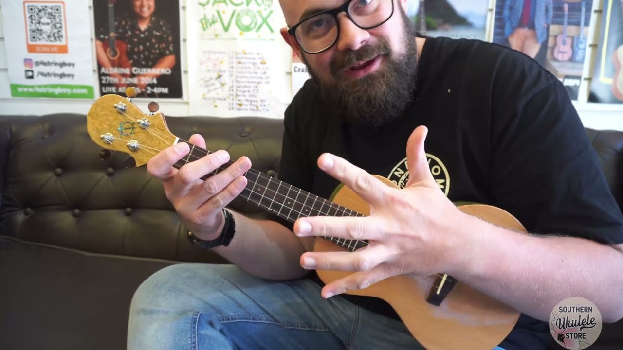 The Big Island ULI-C Cedar/Mango Concert Ukulele!