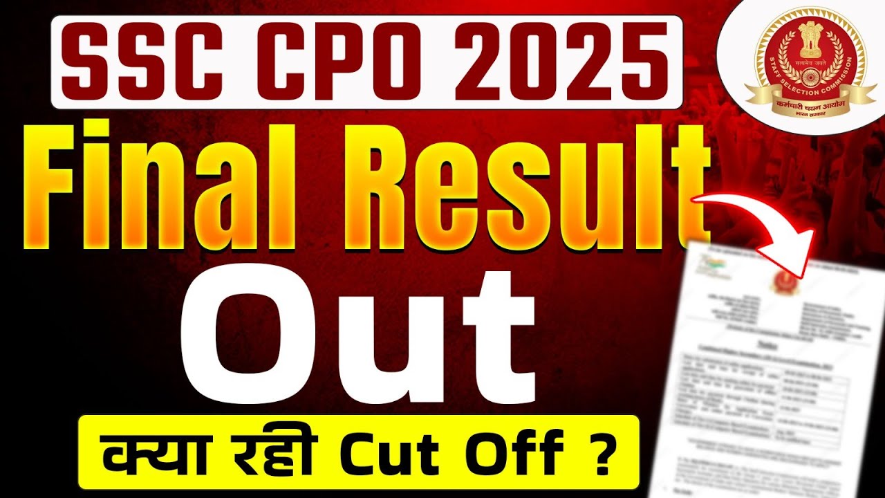 SSC CPO 2024 FINAL RESULT OUT || इतनी CUT OFF ? 😨😨 ये क्या हो रहा है | By SSC Wallah